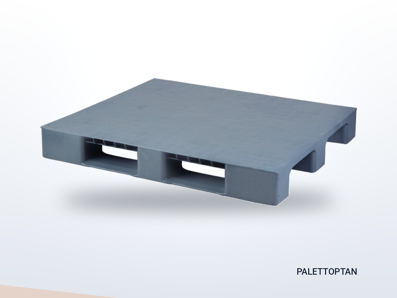 Üzeri Kapalı PE Palet 100 × 120 × 15 cm plastik palet